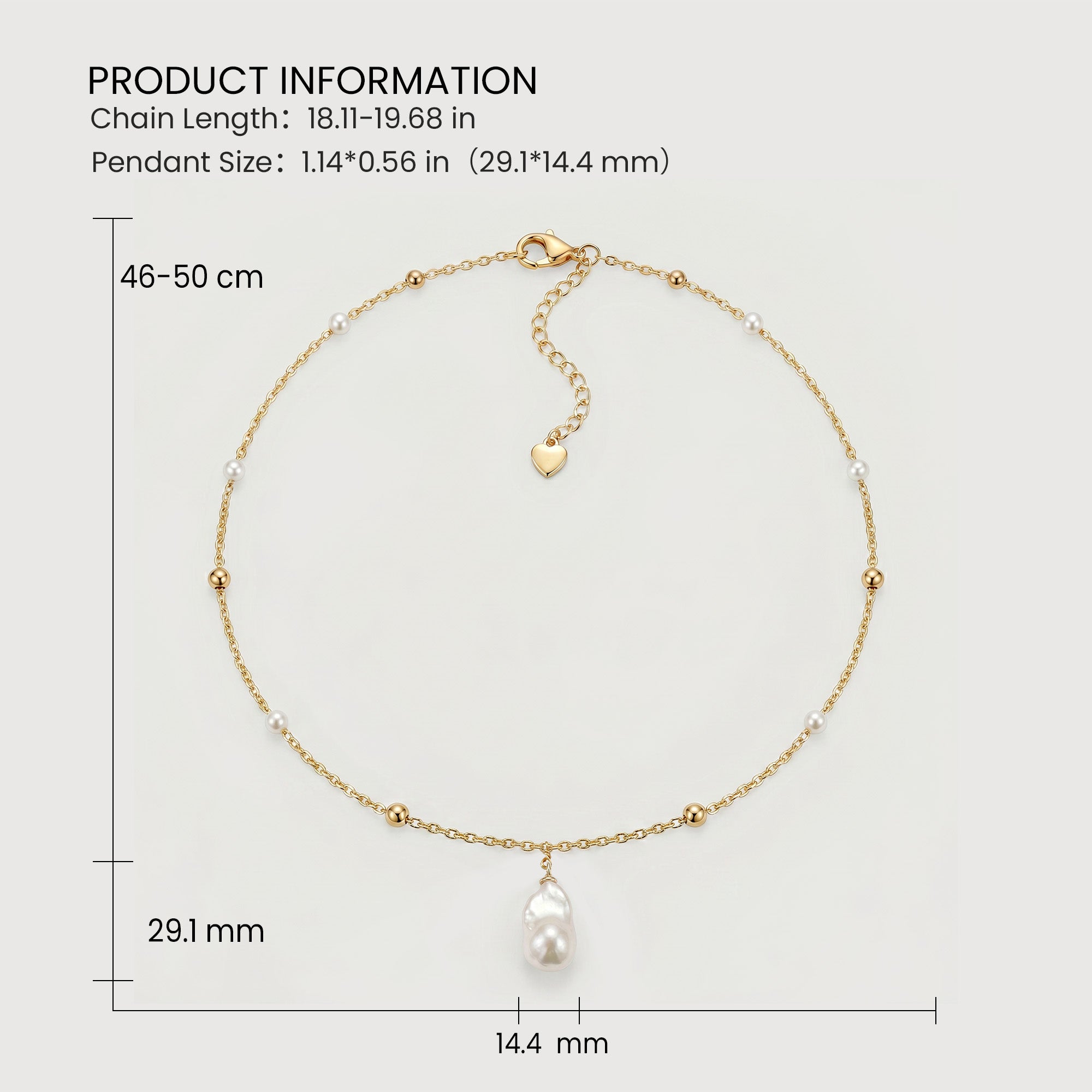 Freshwater Baroque Pearl Necklace