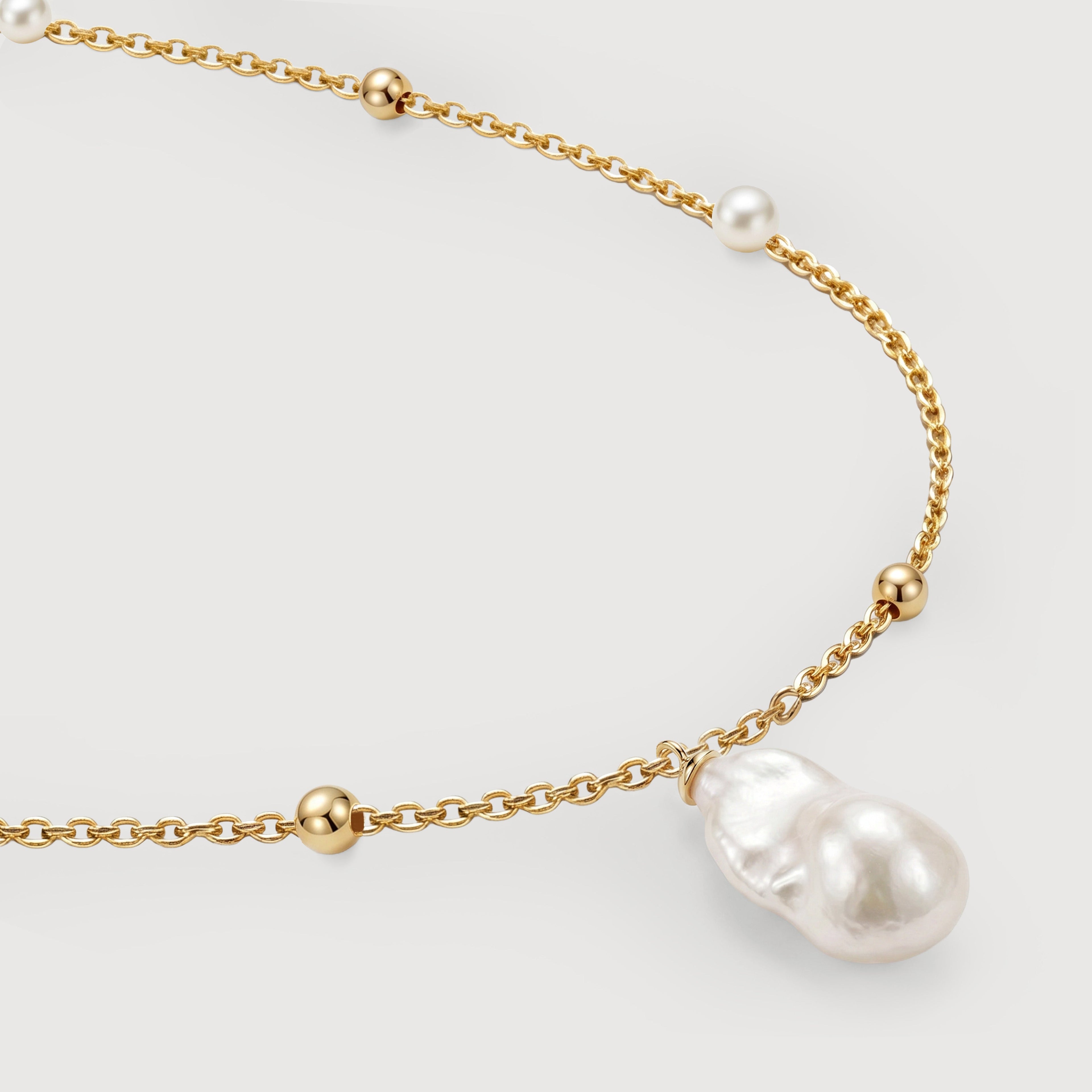 Freshwater Baroque Pearl Necklace