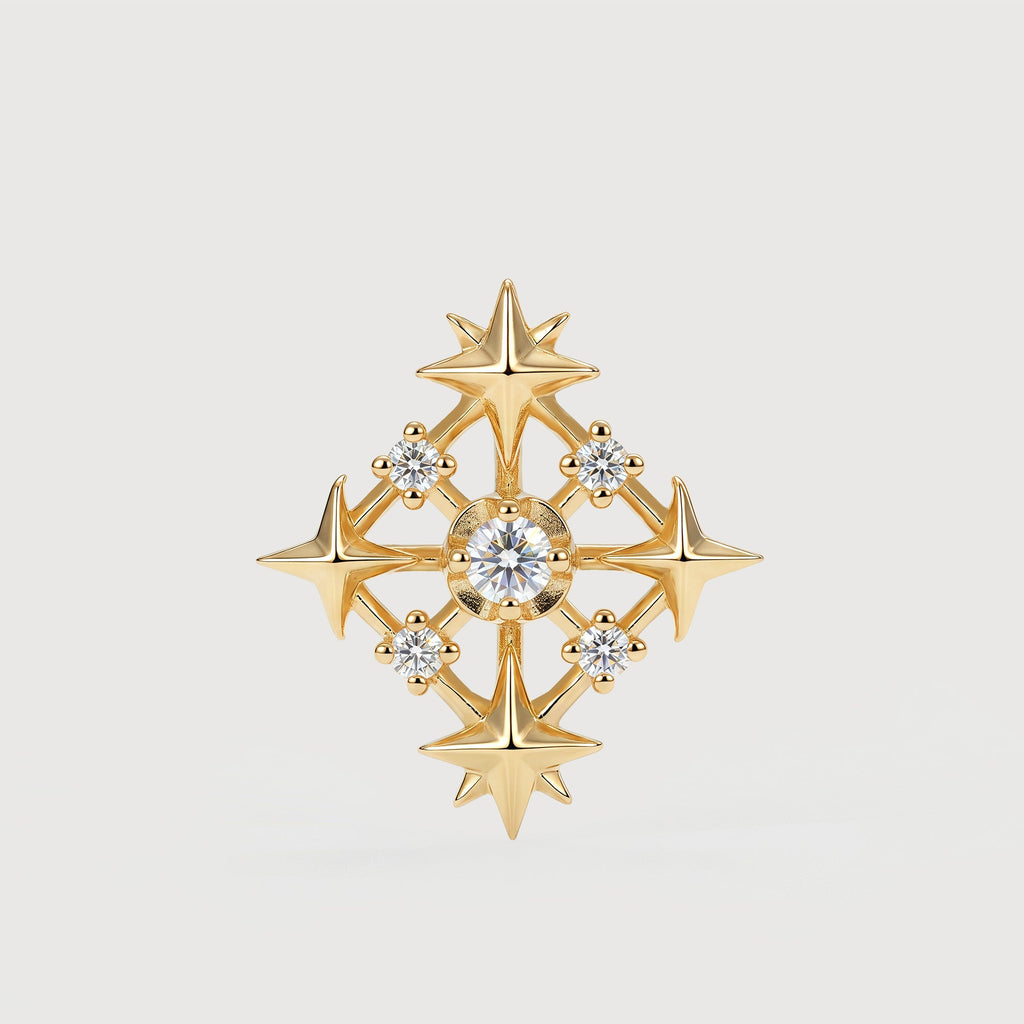 14K Gold-Plated S925 Crescent Moon Necklace
