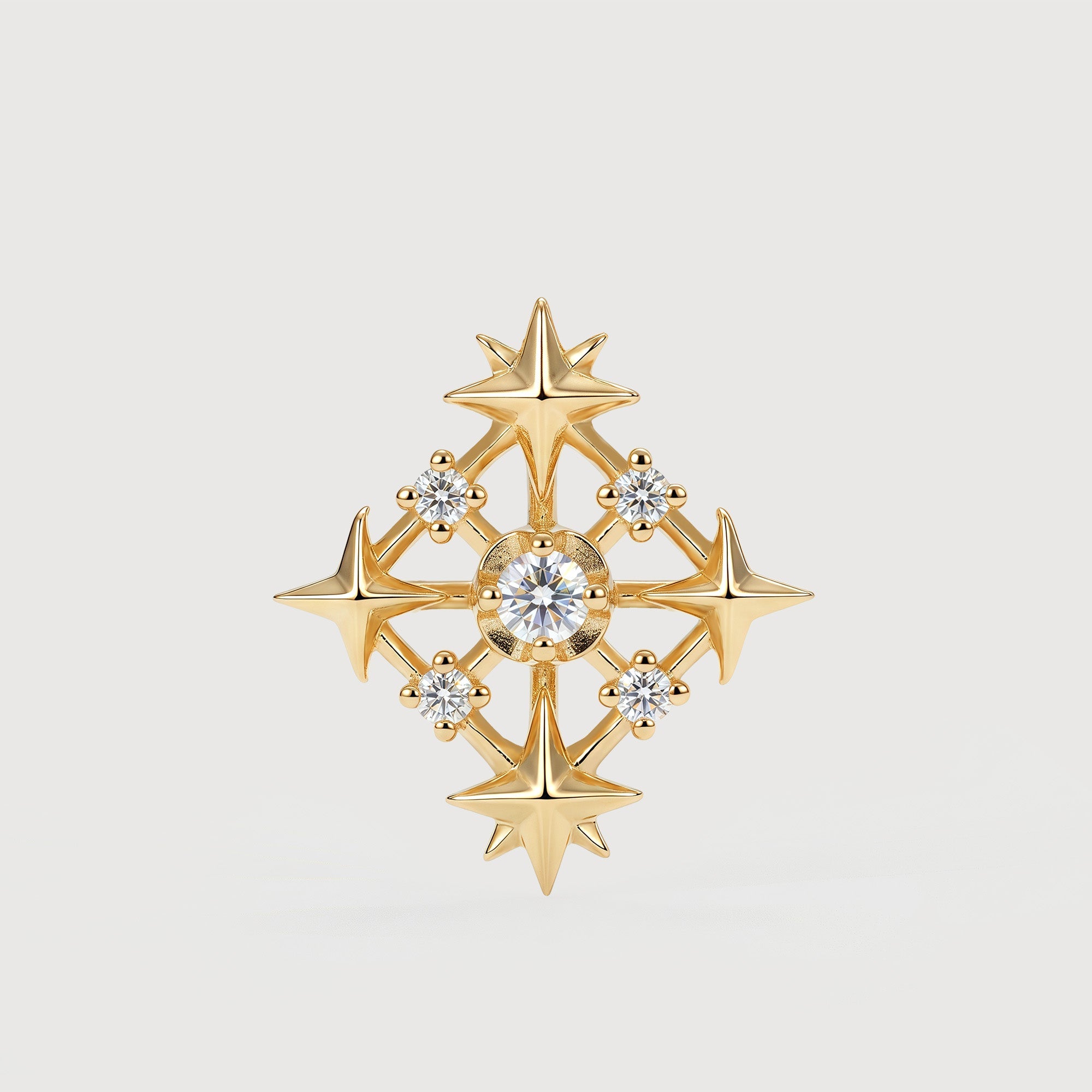 14K Gold-Plated S925 Crescent Moon Necklace
